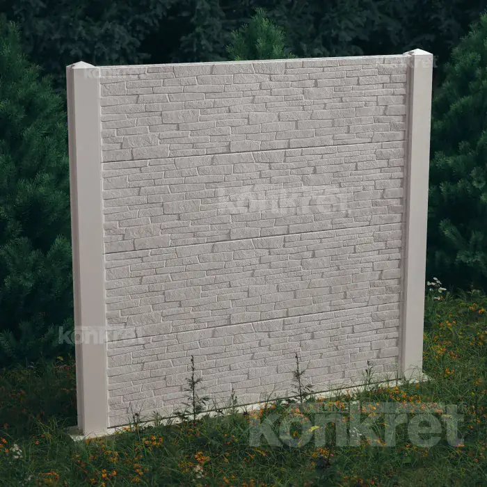Betonzaun Stacked Stone (KT300)