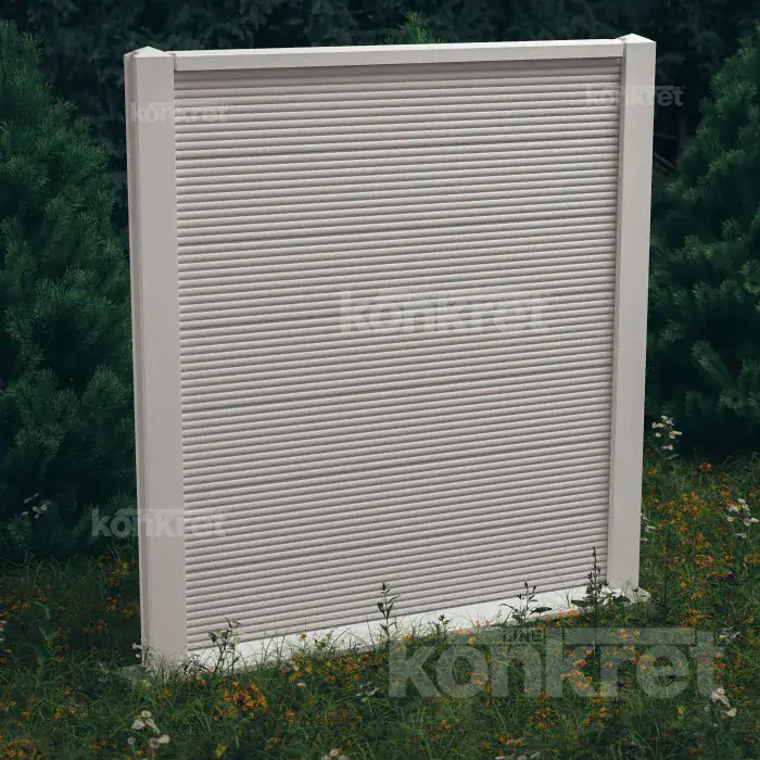 Betonzaun Waves (KM207)